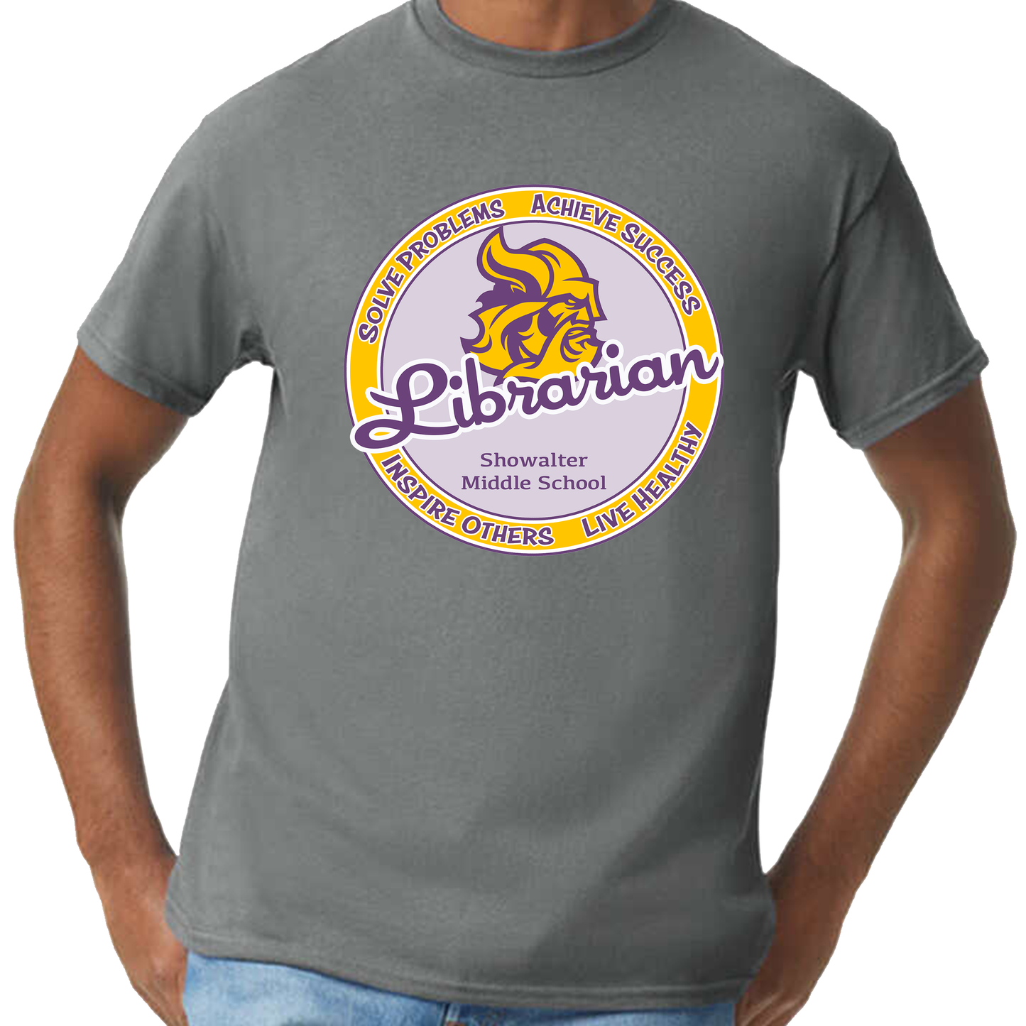 Librarian Showalter Middle School Tee