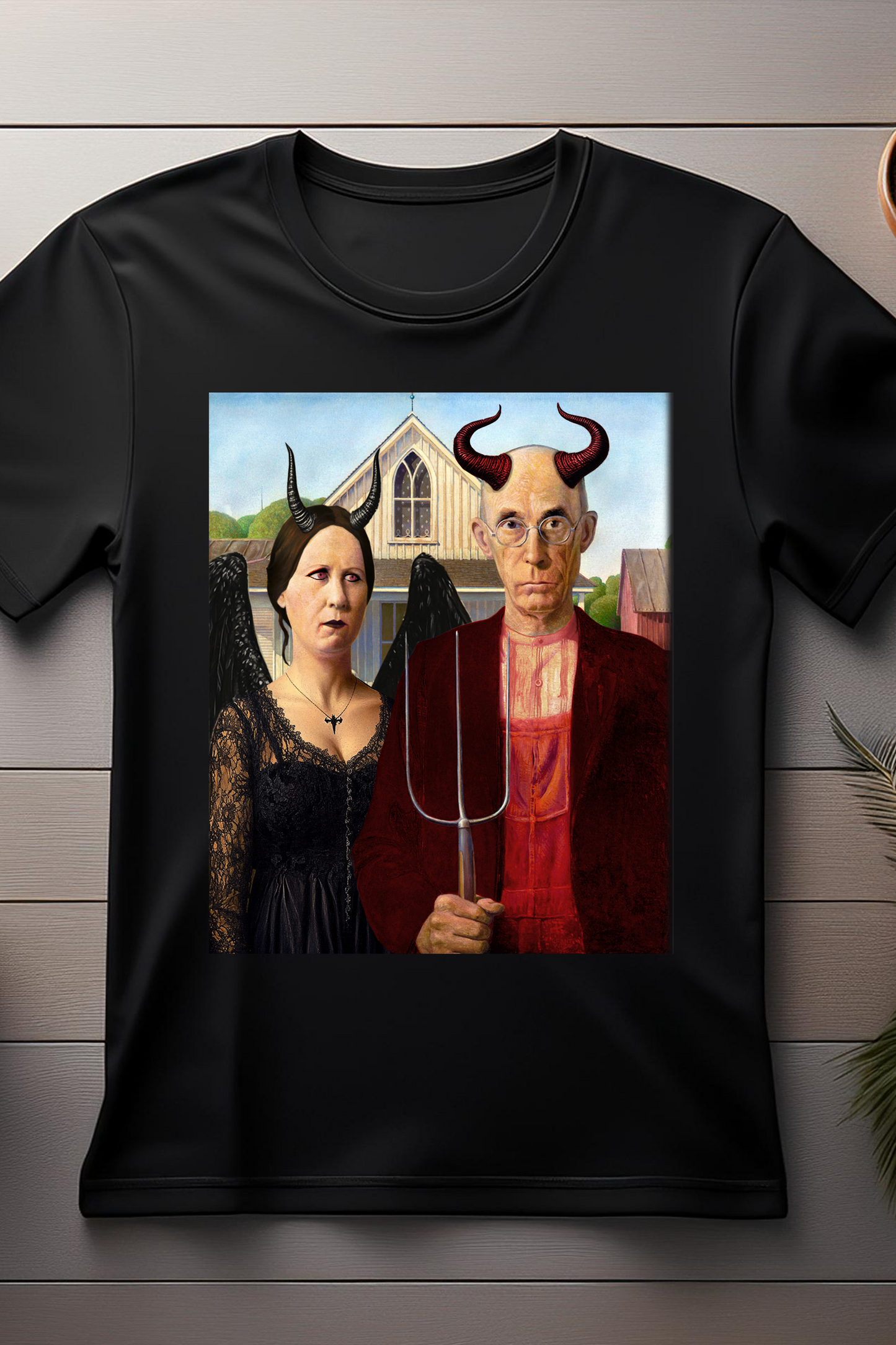 Dark Gothic American Gothic T-Shirt