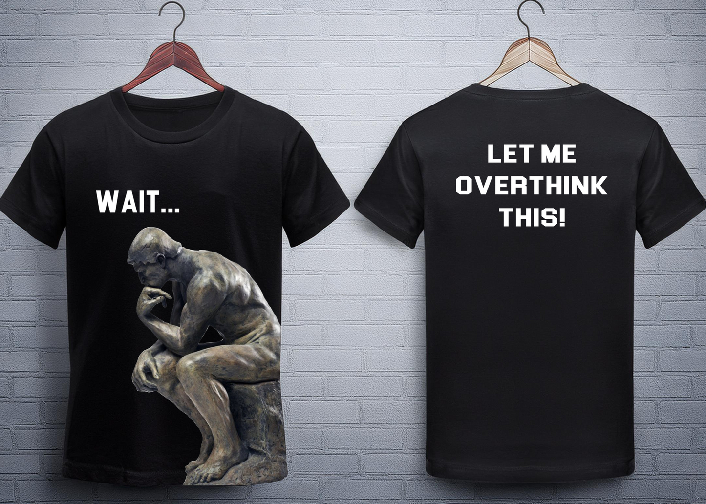 The Overthinker T-Shirt – Funny Philosopher Design