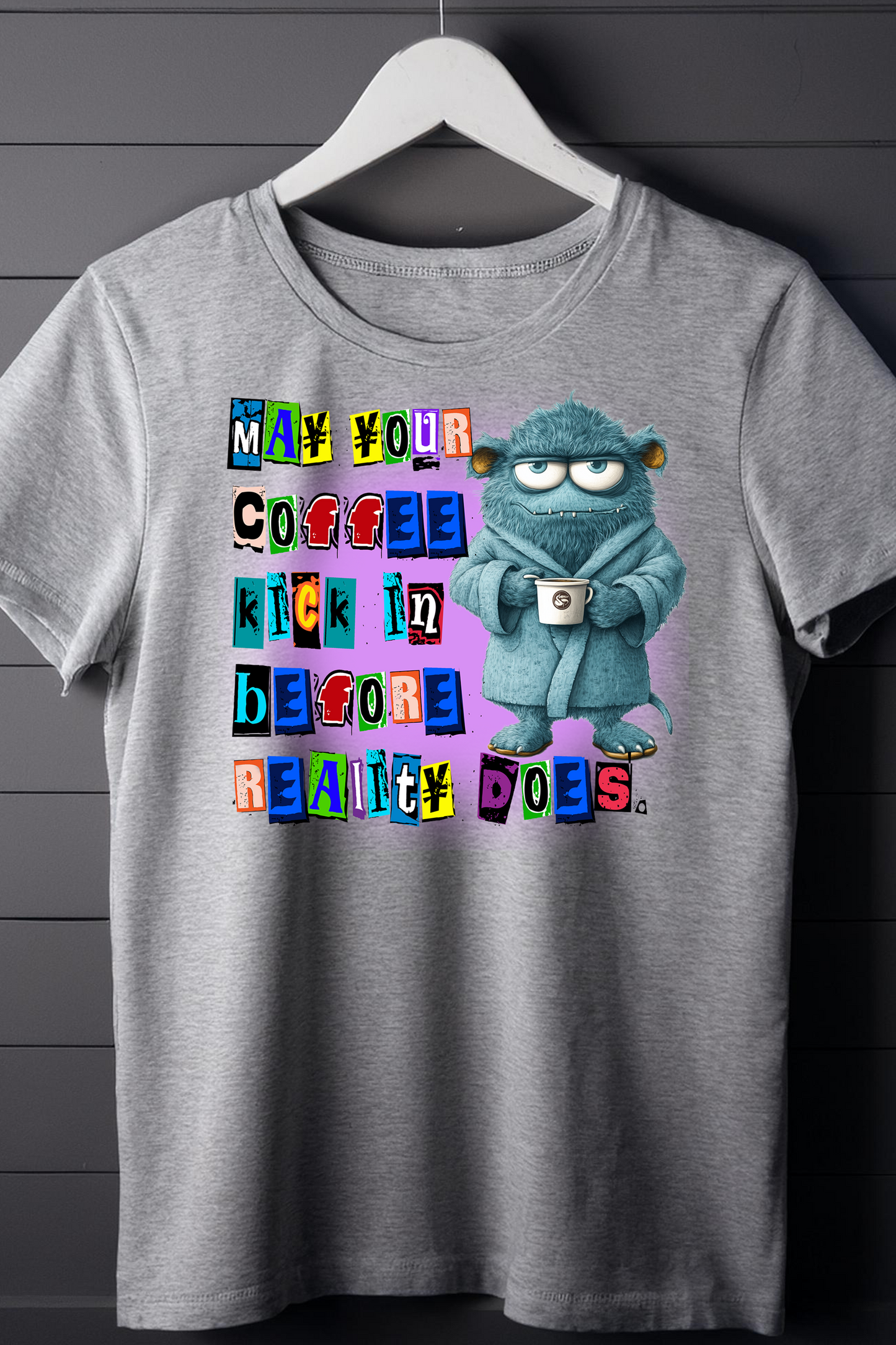 Grumpy Morning Coffee T-Shirt – Caffeine First, Reality Later