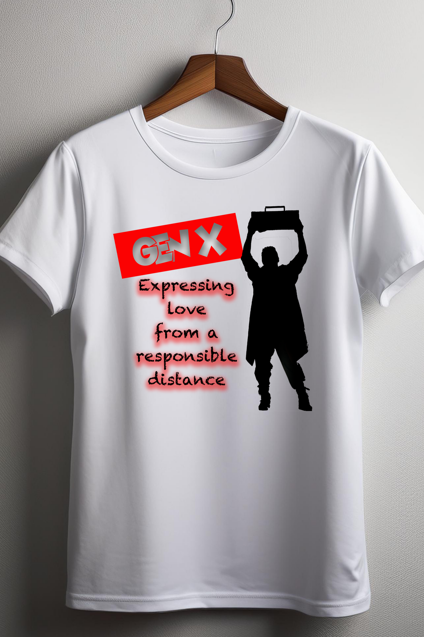 Gen X Boombox T-Shirt – Say Anything Inspired 80s Classic