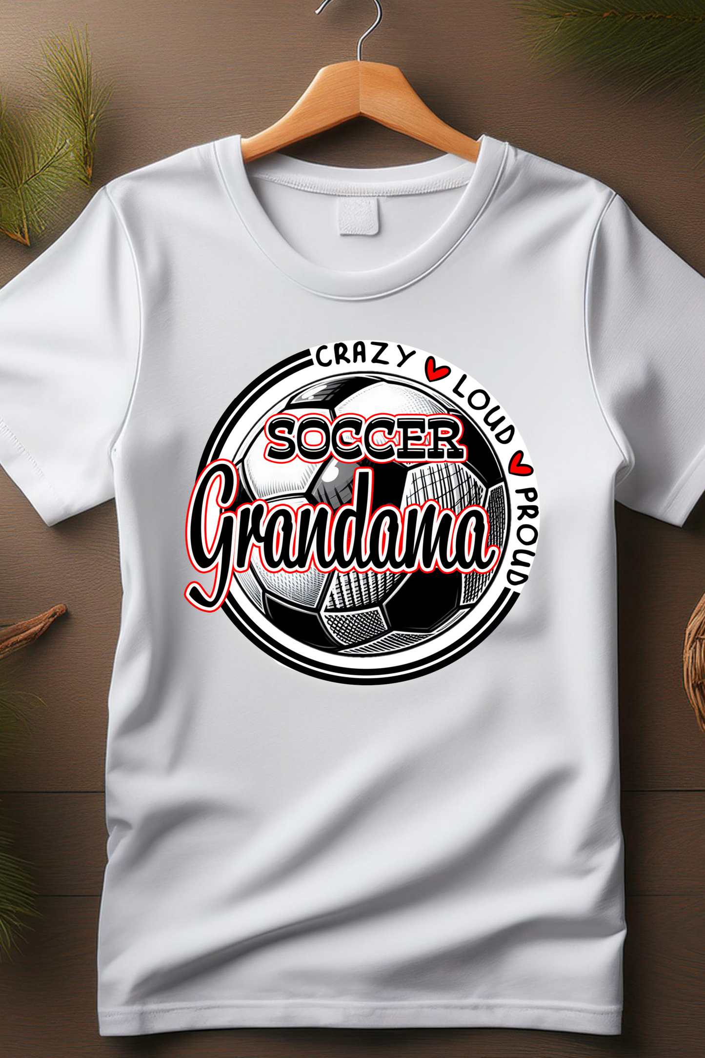 Soccer Grandma – Loud & Proud Fan Tee