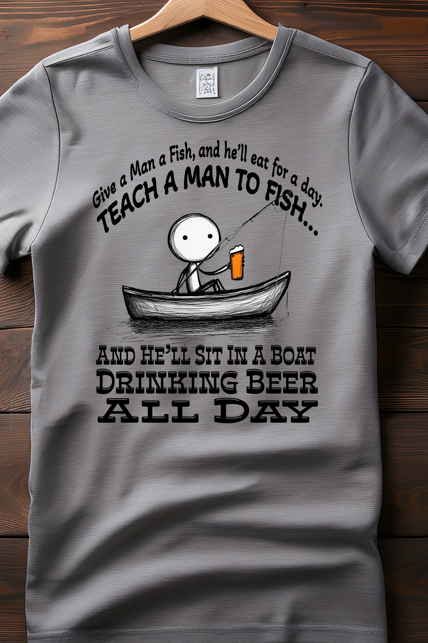 Life Isn't About Finding Yourself, It's About Finding Fish – Fishing T-Shirt