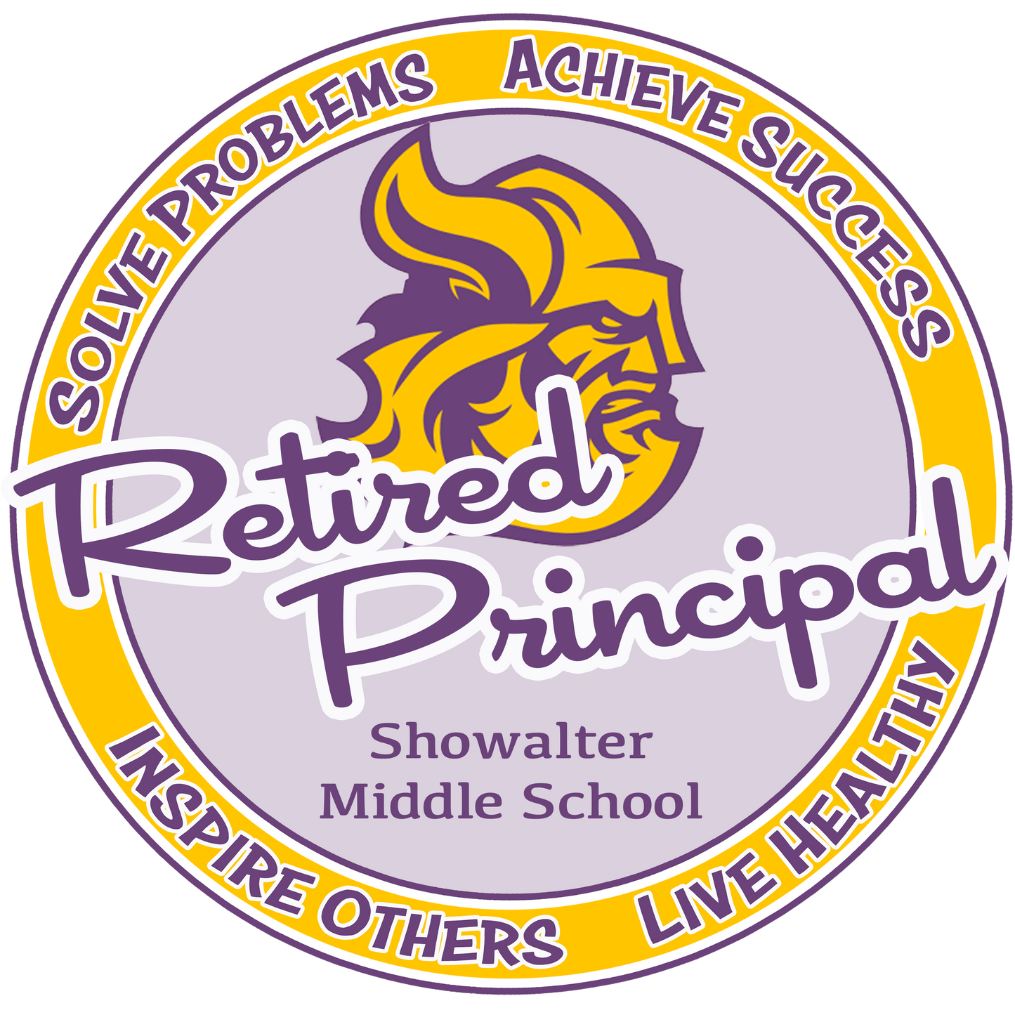 retired principal show alter middle school tee