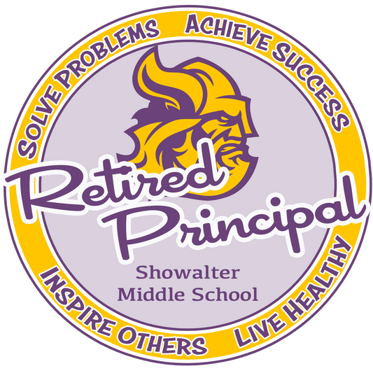 retired principal show alter middle school tee